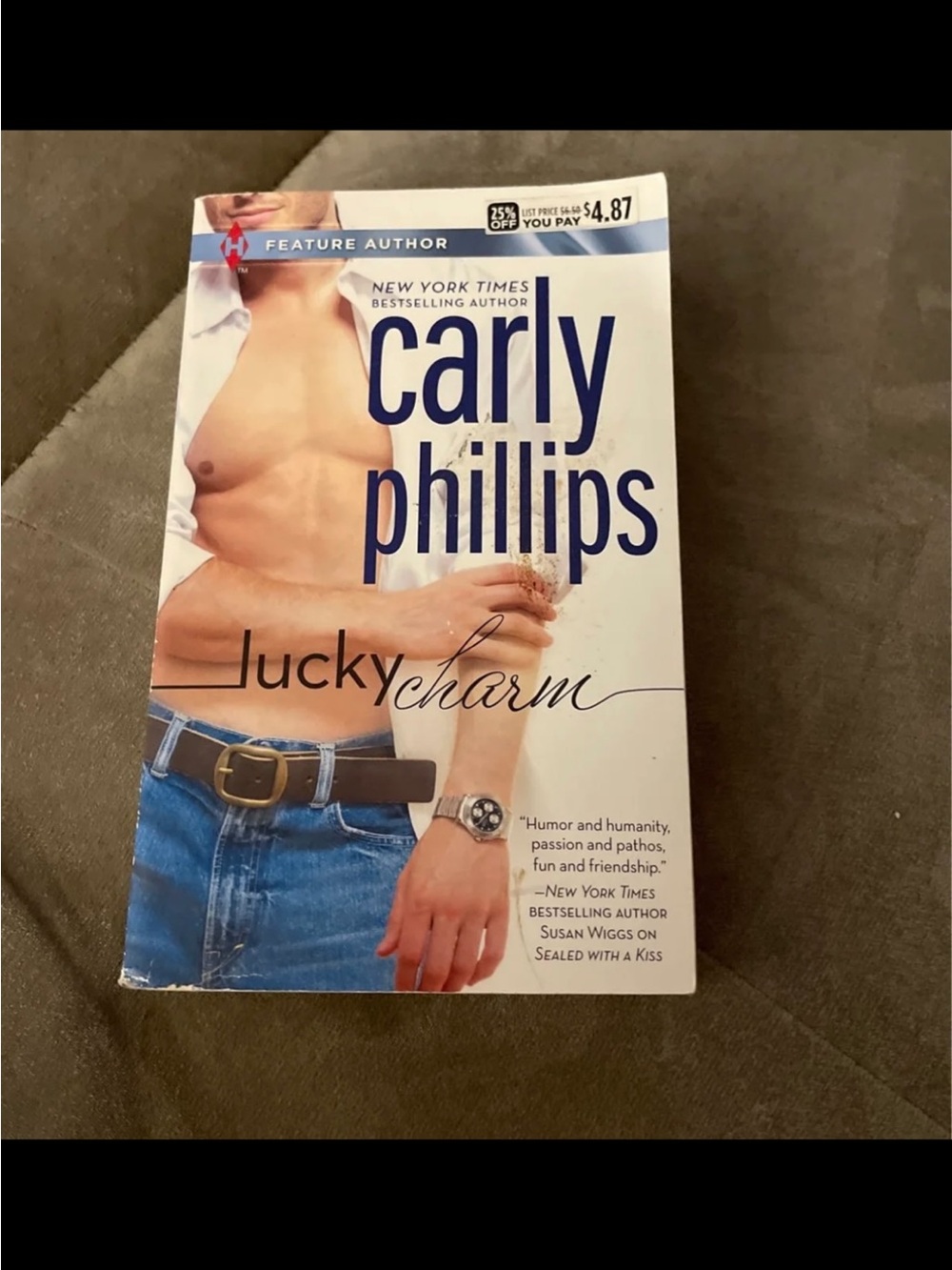 Lucky Charm by Carly Phillips Paperback Book